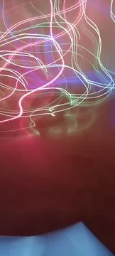 Simulation of galaxy light motion of stars in dark background, future energy 스톡 사진