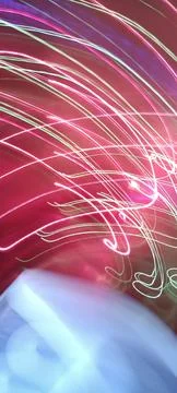 Simulation of galaxy light motion of stars in dark background, future energy 스톡 사진