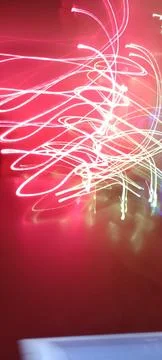 Simulation of galaxy light motion of stars in dark background, future energy 스톡 사진