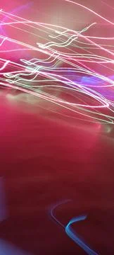 Simulation of galaxy light motion of stars in dark background, future energy 스톡 사진