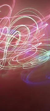 Simulation of galaxy light motion of stars in dark background, future energy 스톡 사진