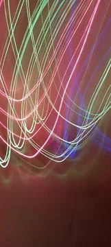 Simulation of galaxy light motion of stars in dark background, future energy 写真素材