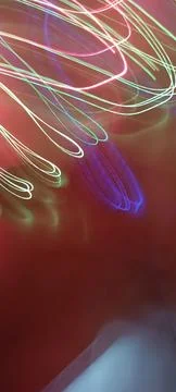 Simulation of galaxy light motion of stars in dark background, future energy 스톡 사진