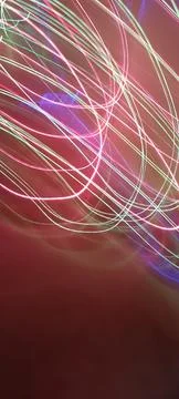 Simulation of galaxy light motion of stars in dark background, future energy 스톡 사진