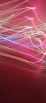 Simulation of galaxy light motion of stars in dark background, future energy Stock Photos