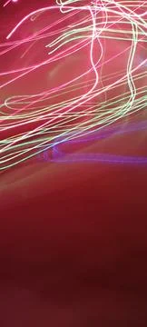 Simulation of galaxy light motion of stars in dark background, future energy Stockfoto's