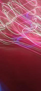 Simulation of galaxy light motion of stars in dark background, future energy Stockfoto's