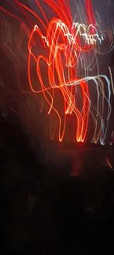 Simulation of galaxy light motion of stars in dark background, future energy Stock Photos