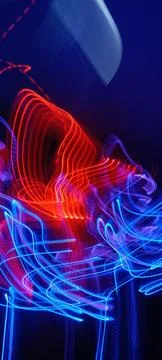 Simulation of galaxy light motion of stars in dark background, future energy 스톡 사진
