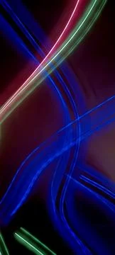 Simulation of galaxy light motion of stars in dark Stock Photos