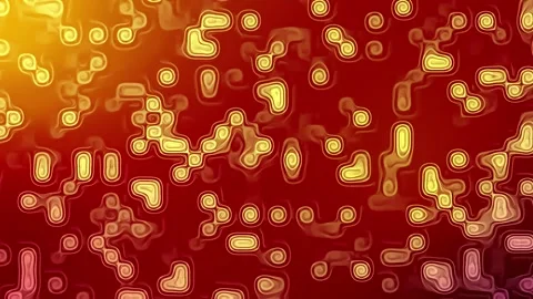 Simulation of the growth of bacteria, microorganisms and viruses Stock Footage 225099644