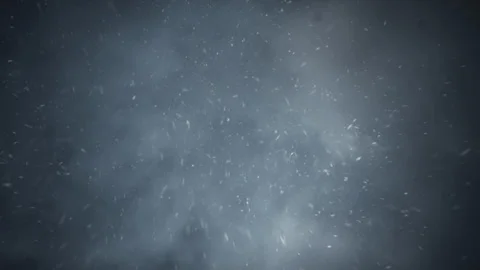 Simulation heavy blizzard in black background from front Stock Footage 317455162