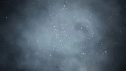 Simulation heavy blizzard in black background from front Stock Footage 317455290
