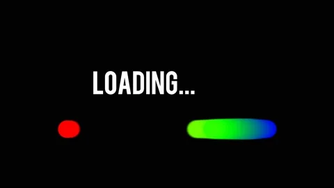Simulation of loading on a black background, for videos, games, sites, your Stock Footage 149071210