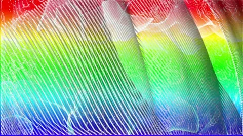 Simulation of material and smoke rainbow background Stock Footage 22055452