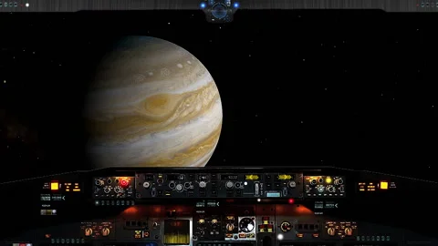 Simulation of a view inside starship app... | Stock Video | Pond5