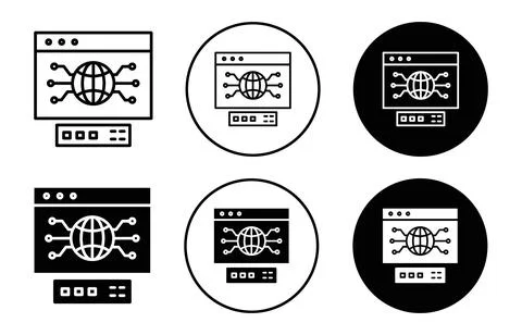 Simulator icon Stock Illustration