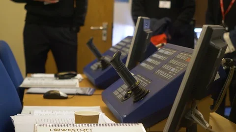 Simulator Room at Lowestoft Nautical Academy Stock Footage 121601397