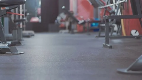 Simulators stand on the floor Stock Footage 77195692