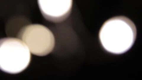 Simultaneous movement of fixed lights side by side, rising and falling in the da Video stock 317489435