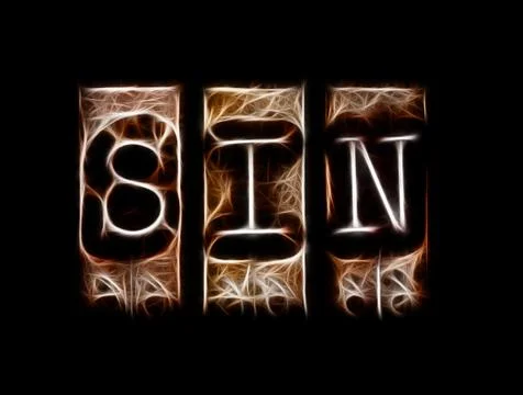 Sin concept Stock Photos
