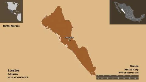 Sinaloa, state of Mexico. Previews. Pattern Stock Illustration