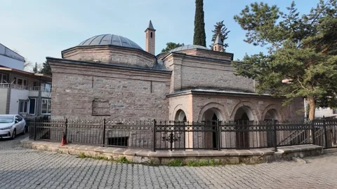 The Sinan Bey Complex, located in Geyve, Sakarya Stock Footage 306490007