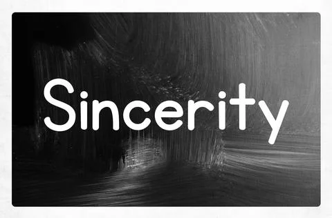 Sincerity concept Stock Photos