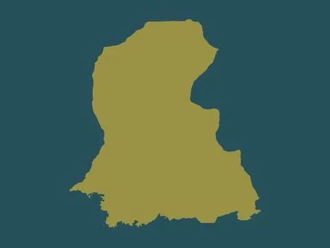 Sind, Pakistan. Solid color shape Stock Illustration