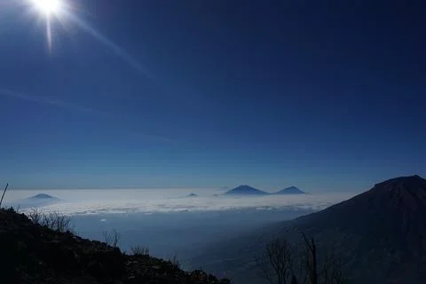 Sindoro mount 스톡 사진