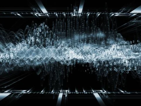 Sine Wave Acceleration Stock Illustration