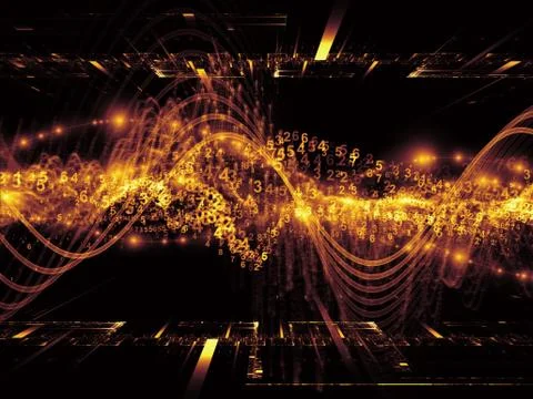 Sine Wave Acceleration Illustrazione stock
