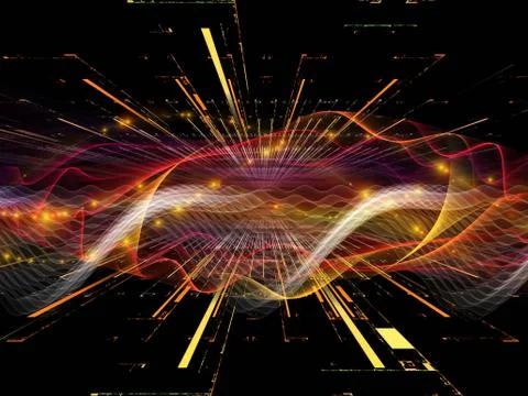 Sine Wave Advancement Stock Illustration