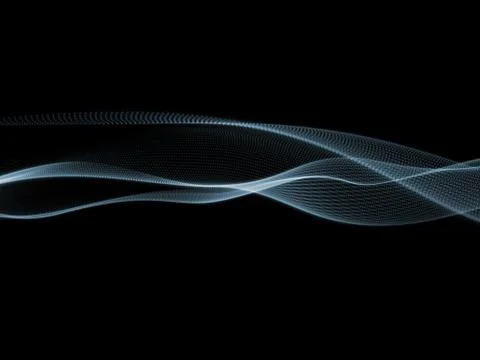 Sine Wave Backdrop Stock Illustration