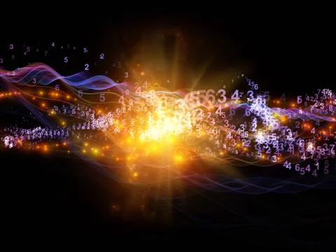 Sine Wave Communications Stock Illustration