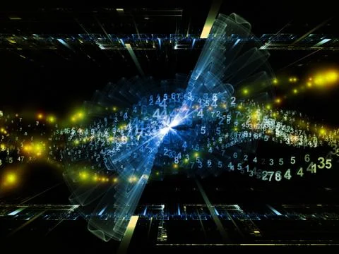 Sine Wave Computing Ilustração Stock