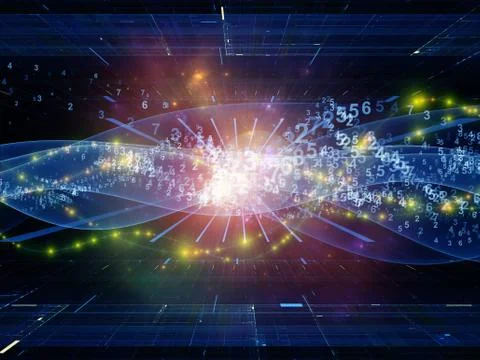 Sine Wave Computing Ilustração Stock