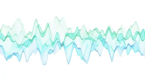 Sine Wave Graphic Background Stock Footage 90757098