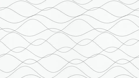 Sine wave line pattern repeating seamless loop motion background Stock Footage 347840900