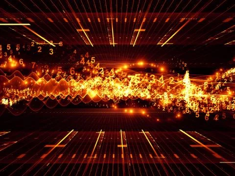 Sine Wave Oscillation Stockillustratie