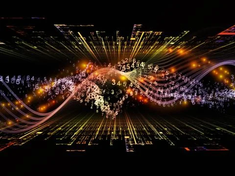 Sine Wave Oscillation Stock Illustration