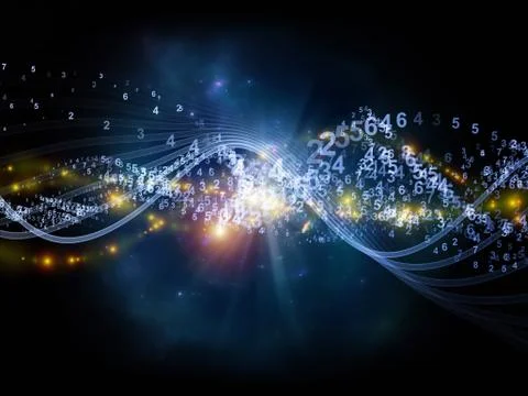 Sine Wave Processing Stockillustratie