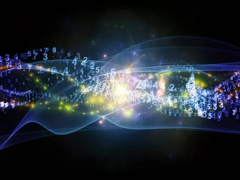 Sine Wave Processing Stock Illustration