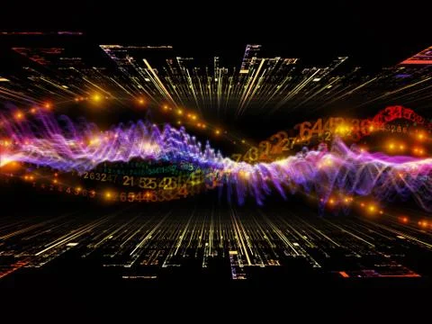 Sine Wave Speed Stock Illustration