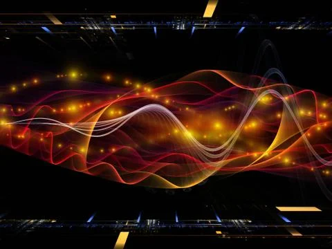 Sine Wave Speed Stock Illustration