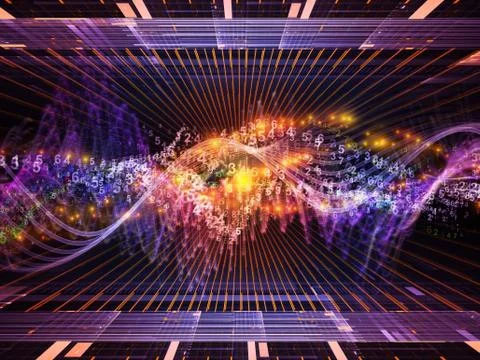 Sine Wave Speed Stock Illustration