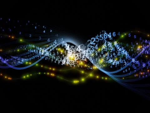 Sine Wave Technologies Illustrazione stock