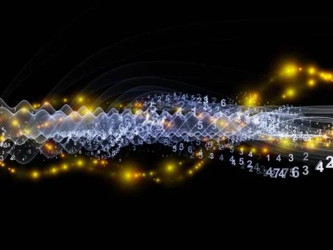 Sine Wave Technologies Illustrazione stock