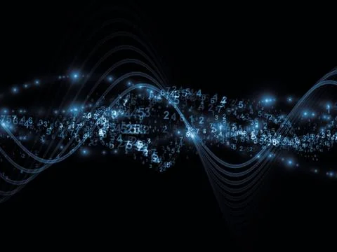 Sine Wave Technologies Illustrazione stock