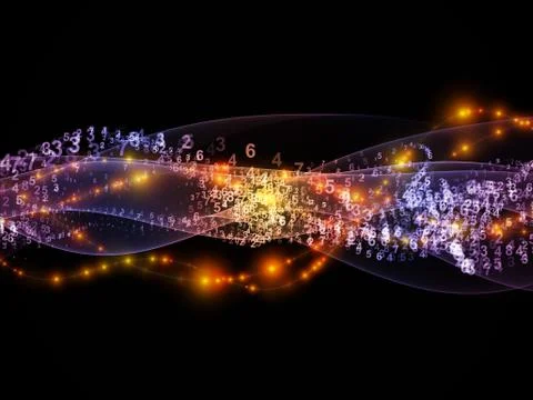 Sine Wave Vision Stock Illustration